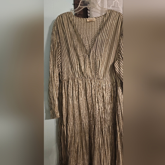 Chic Soul 3X Striped Long Sleeve Dress - Picture 2 of 5